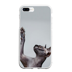 Чехол для iPhone 7Plus/8 Plus матовый с принтом Сфинкс 3 в Тюмени, Силикон | Область печати: задняя сторона чехла, без боковых панелей | кот | котенок | котик | котэ | кошка | сфинкс