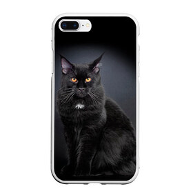 Чехол для iPhone 7Plus/8 Plus матовый с принтом Мейн-кун 3 в Тюмени, Силикон | Область печати: задняя сторона чехла, без боковых панелей | кот | котенок | котик | котэ | кошка | мейн кун | мейнкун | мэйн кун | мэйнкун