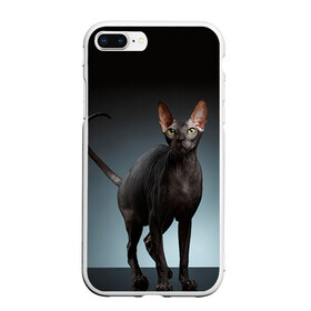 Чехол для iPhone 7Plus/8 Plus матовый с принтом Сфинкс 7 в Тюмени, Силикон | Область печати: задняя сторона чехла, без боковых панелей | кот | котенок | котик | котэ | кошка | сфинкс