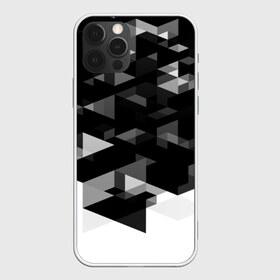 Чехол для iPhone 12 Pro Max с принтом Trianse в Тюмени, Силикон |  | Тематика изображения на принте: полигоны | текстура | треугольники