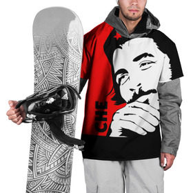 Накидка на куртку 3D с принтом Че Гевара в Тюмени, 100% полиэстер |  | che | che guevara | comandante | revolution | viva | революция | че | чегевара