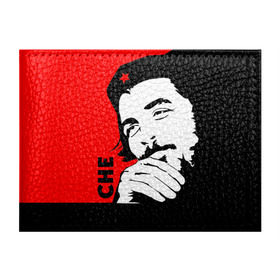Обложка для студенческого билета с принтом Че Гевара в Тюмени, натуральная кожа | Размер: 11*8 см; Печать на всей внешней стороне | Тематика изображения на принте: che | che guevara | comandante | revolution | viva | революция | че | чегевара