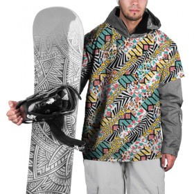 Накидка на куртку 3D с принтом Фэшн 2 в Тюмени, 100% полиэстер |  | Тематика изображения на принте: лоскут | паттерн