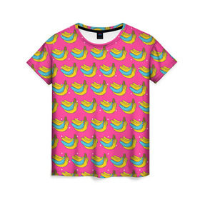 Женская футболка 3D с принтом Поп арт 17 в Тюмени, 100% полиэфир ( синтетическое хлопкоподобное полотно) | прямой крой, круглый вырез горловины, длина до линии бедер | fashion | pop art | popart | trend | губы | мода | тренд