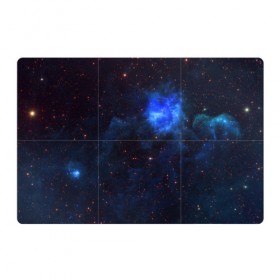 Магнитный плакат 3Х2 с принтом Холодная туманность в Тюмени, Полимерный материал с магнитным слоем | 6 деталей размером 9*9 см | Тематика изображения на принте: вселенная | галактика | звёзды | космическое пространство | космос | созвездие
