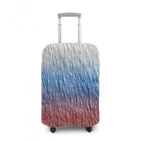 Чехол для чемодана 3D с принтом Текстура стены ,флаг в Тюмени, 86% полиэфир, 14% спандекс | двустороннее нанесение принта, прорези для ручек и колес | линии | патриот | полосы | стена | текстура | трещины | флаг | форма | фото | цвет