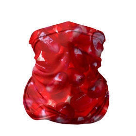 Бандана-труба 3D с принтом Зерна граната в Тюмени, 100% полиэстер, ткань с особыми свойствами — Activecool | плотность 150‒180 г/м2; хорошо тянется, но сохраняет форму | гранат | еда | зерна | красный | сладкое | фрукты