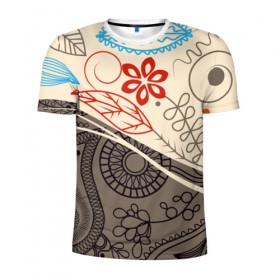 Мужская футболка 3D спортивная с принтом Прованс в Тюмени, 100% полиэстер с улучшенными характеристиками | приталенный силуэт, круглая горловина, широкие плечи, сужается к линии бедра | арт | красота | лето | любовь | новинки | подарок | популярное | природа | радуга | цветы