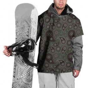 Накидка на куртку 3D с принтом Paisley в Тюмени, 100% полиэстер |  | Тематика изображения на принте: орнамент | пейсли | турецкие огурцы