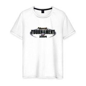 Мужская футболка хлопок с принтом Unreal Tournament 2004 в Тюмени, 100% хлопок | прямой крой, круглый вырез горловины, длина до линии бедер, слегка спущенное плечо. | 2004 | unreal tournament