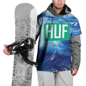 Накидка на куртку 3D с принтом HUF в Тюмени, 100% полиэстер |  | Тематика изображения на принте: huf