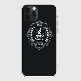 Чехол для iPhone 12 Pro с принтом Java old school в Тюмени, силикон | область печати: задняя сторона чехла, без боковых панелей | code | it | код | программист | разработчик