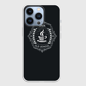 Чехол для iPhone 13 Pro с принтом Java old school в Тюмени,  |  | Тематика изображения на принте: code | it | код | программист | разработчик