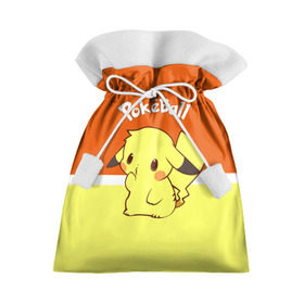 Подарочный 3D мешок с принтом Pokeball в Тюмени, 100% полиэстер | Размер: 29*39 см | Тематика изображения на принте: pikachu | pokeboll | pokemon | пикачу | покеболл | покемон