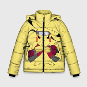 Зимняя куртка для мальчиков 3D с принтом Pikachu в Тюмени, ткань верха — 100% полиэстер; подклад — 100% полиэстер, утеплитель — 100% полиэстер | длина ниже бедра, удлиненная спинка, воротник стойка и отстегивающийся капюшон. Есть боковые карманы с листочкой на кнопках, утяжки по низу изделия и внутренний карман на молнии. 

Предусмотрены светоотражающий принт на спинке, радужный светоотражающий элемент на пуллере молнии и на резинке для утяжки | pikachu | pokeboll | pokemon | пикачу | покеболл | покемон