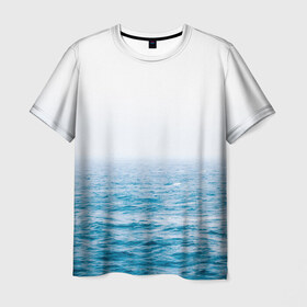 Мужская футболка 3D с принтом sea в Тюмени, 100% полиэфир | прямой крой, круглый вырез горловины, длина до линии бедер | orca | sea | whale | вода | киты | косатки | лето | любовь | море | океан | отдых | пальмы | пляж | солнце