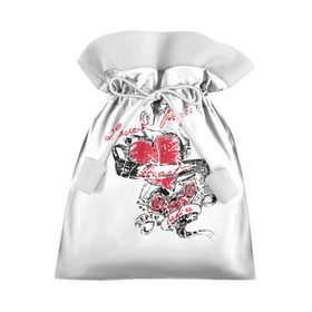 Подарочный 3D мешок с принтом Рок сердца 6 в Тюмени, 100% полиэстер | Размер: 29*39 см | heart | tattoo | разбитое | сердечко | сердце | тату | татушка