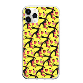 Чехол для iPhone 11 Pro матовый с принтом Pikachu в Тюмени, Силикон |  | pikachu | pokeboll | pokemon | пикачу | покеболл | покемон