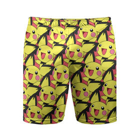 Мужские шорты 3D спортивные с принтом Pikachu в Тюмени,  |  | pikachu | pokeboll | pokemon | пикачу | покеболл | покемон