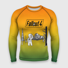 Мужской рашгард 3D с принтом Волт бой 111 Fallout 4 в Тюмени,  |  | fallout 4 | vault boy | волт бой | фаллаут