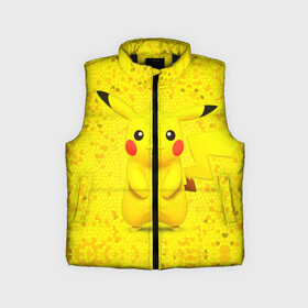 Детский жилет утепленный 3D с принтом Pikachu в Тюмени,  |  | pikachu | pokeboll | pokemon | пикачу | покеболл | покемон