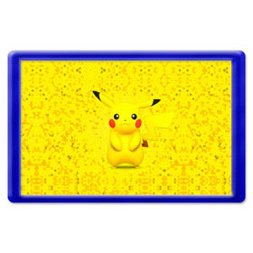 Магнит 45*70 с принтом Pikachu в Тюмени, Пластик | Размер: 78*52 мм; Размер печати: 70*45 | pikachu | pokeboll | pokemon | пикачу | покеболл | покемон