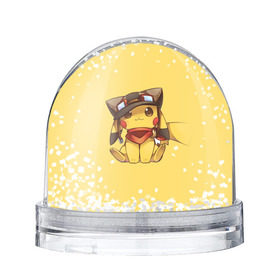 Снежный шар с принтом Pikachu в Тюмени, Пластик | Изображение внутри шара печатается на глянцевой фотобумаге с двух сторон | pikachu | pokeball | pokemon | пикачу | покеболл | покемон