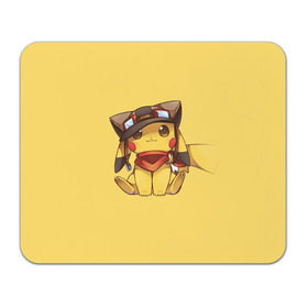 Коврик прямоугольный с принтом Pikachu в Тюмени, натуральный каучук | размер 230 х 185 мм; запечатка лицевой стороны | pikachu | pokeball | pokemon | пикачу | покеболл | покемон