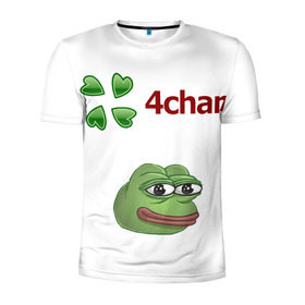 Мужская футболка 3D спортивная с принтом 4ch.memes в Тюмени, 100% полиэстер с улучшенными характеристиками | приталенный силуэт, круглая горловина, широкие плечи, сужается к линии бедра | 4ch