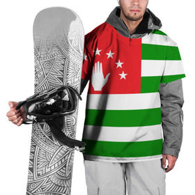 Накидка на куртку 3D с принтом Абхазия в Тюмени, 100% полиэстер |  | Тематика изображения на принте: кавказ | море | республика | россия