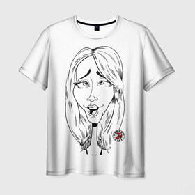 Мужская футболка 3D с принтом Камеди стор 7 в Тюмени, 100% полиэфир | прямой крой, круглый вырез горловины, длина до линии бедер | youtube | дженна | дженна марблс | евстиф | камеди | камедистор | ютуб | ютьюб