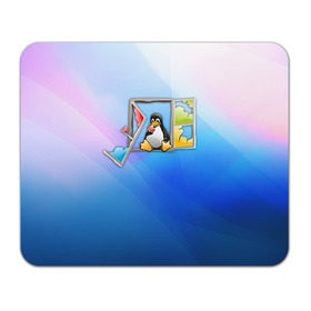 Коврик прямоугольный с принтом Linux в Тюмени, натуральный каучук | размер 230 х 185 мм; запечатка лицевой стороны | Тематика изображения на принте: день программиста | код | подарок | праздник | программист