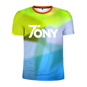 Мужская футболка 3D спортивная с принтом TonyCreative 9 в Тюмени, 100% полиэстер с улучшенными характеристиками | приталенный силуэт, круглая горловина, широкие плечи, сужается к линии бедра | minecraft | teamcrtv | tony | tony creative | tonycreative | yotube | блоггер | блогер | майнкрафт | тони | тони креатив | ютуб | ютьюб