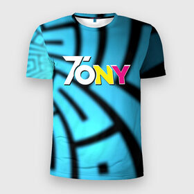 Мужская футболка 3D спортивная с принтом TonyCreative 5 в Тюмени, 100% полиэстер с улучшенными характеристиками | приталенный силуэт, круглая горловина, широкие плечи, сужается к линии бедра | minecraft | teamcrtv | tony | tony creative | tonycreative | yotube | блоггер | блогер | майнкрафт | тони | тони креатив | ютуб | ютьюб