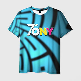 Мужская футболка 3D с принтом TonyCreative 5 в Тюмени, 100% полиэфир | прямой крой, круглый вырез горловины, длина до линии бедер | minecraft | teamcrtv | tony | tony creative | tonycreative | yotube | блоггер | блогер | майнкрафт | тони | тони креатив | ютуб | ютьюб