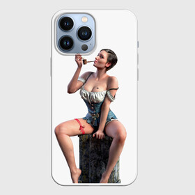 Чехол для iPhone 13 Pro Max с принтом Novigrad Hooker в Тюмени,  |  | Тематика изображения на принте: gaming | the witcher | witcher | yennefer | ведьмак | геральт | йеннифер | йеннифэр