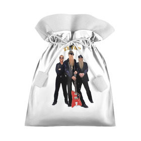 Подарочный 3D мешок с принтом ZZ TOP в Тюмени, 100% полиэстер | Размер: 29*39 см | Тематика изображения на принте: blues | rock | zz top | блюз | зизи топ | музыка | рок