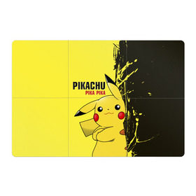 Магнитный плакат 3Х2 с принтом Pikachu Pika Pika в Тюмени, Полимерный материал с магнитным слоем | 6 деталей размером 9*9 см | go | pikachu | pokemon | го | пика | пикачу | покемон