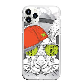 Чехол для iPhone 11 Pro матовый с принтом Стильный Кролик в Тюмени, Силикон |  | dj | music | rnb | животные | клубная | музыка