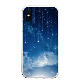 Чехол для iPhone XS Max матовый с принтом Звездное небо в Тюмени, Силикон | Область печати: задняя сторона чехла, без боковых панелей | вселенная | галактика | звезды | небо | ночь