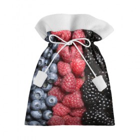 Подарочный 3D мешок с принтом Сочные ягоды в Тюмени, 100% полиэстер | Размер: 29*39 см | богатый урожай | брусника | ерга | земляника | клубника | клюква | малина | морожка | облепиха | рябина | смородина | сок | сочные плоды | фрукты | черника | черноплодка | шиповник | ягоды