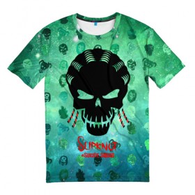 Мужская футболка 3D с принтом Suicide Squad Slipkno в Тюмени, 100% полиэфир | прямой крой, круглый вырез горловины, длина до линии бедер | Тематика изображения на принте: 