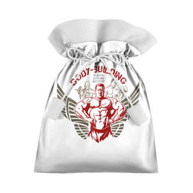 Подарочный 3D мешок с принтом Body-building в Тюмени, 100% полиэстер | Размер: 29*39 см | gym | power | бодибилдинг | культуризм | сила | спорт | фитнес | штанга