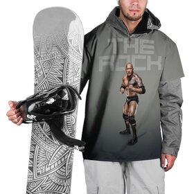 Накидка на куртку 3D с принтом The Rock WWE в Тюмени, 100% полиэстер |  | dwayne johnson | the rock | wwe | рестлинг | спорт