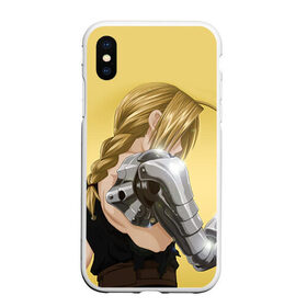 Чехол для iPhone XS Max матовый с принтом Fullmetal Alchemist в Тюмени, Силикон | Область печати: задняя сторона чехла, без боковых панелей | alchemist | anime | fullmetal alchemist | алхимик | аниме | стальной алхимик