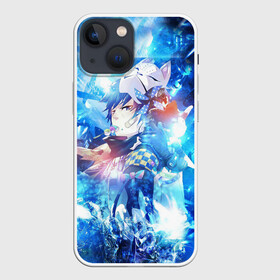 Чехол для iPhone 13 mini с принтом Blue Exorcist blue art в Тюмени,  |  | anime | ao no exorcist | blue exorcist | аниме | синий экзорцист | экзорцист