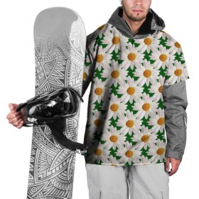 Накидка на куртку 3D с принтом Ромашки в Тюмени, 100% полиэстер |  | Тематика изображения на принте: лето | природа | цветы