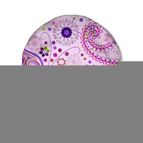Шапка 3D с принтом Lady Butterfly в Тюмени, 100% полиэстер | универсальный размер, печать по всей поверхности изделия | винтаж | воздушный | индийские | кружева | новинки | узор | цветок | цветочный | этнические
