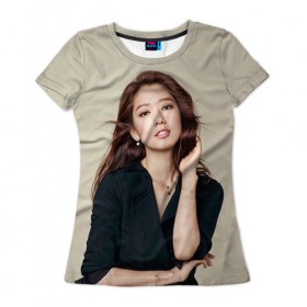 Женская футболка 3D с принтом Song Hye Kyo в Тюмени, 100% полиэфир ( синтетическое хлопкоподобное полотно) | прямой крой, круглый вырез горловины, длина до линии бедер | дорама