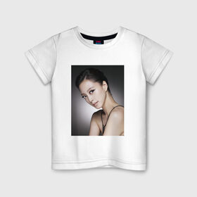 Детская футболка хлопок с принтом Song Hye-kyo в Тюмени, 100% хлопок | круглый вырез горловины, полуприлегающий силуэт, длина до линии бедер | Тематика изображения на принте: 